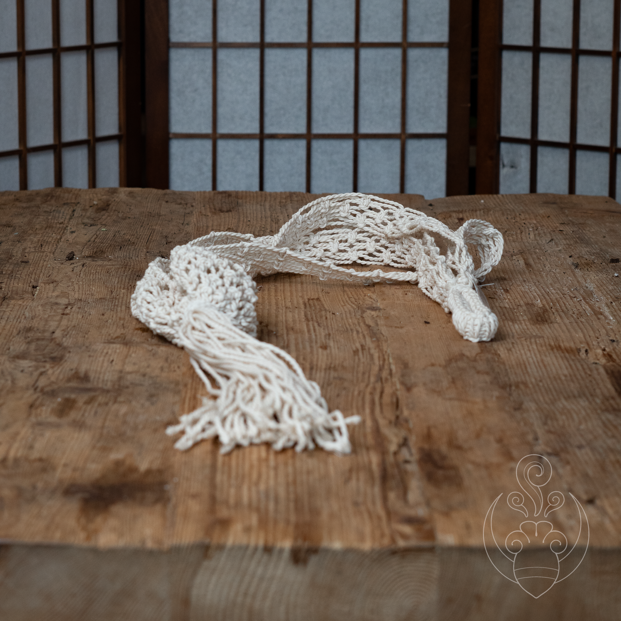 Cotton Braided Macrame Plant Hanger, photo 3 of 4