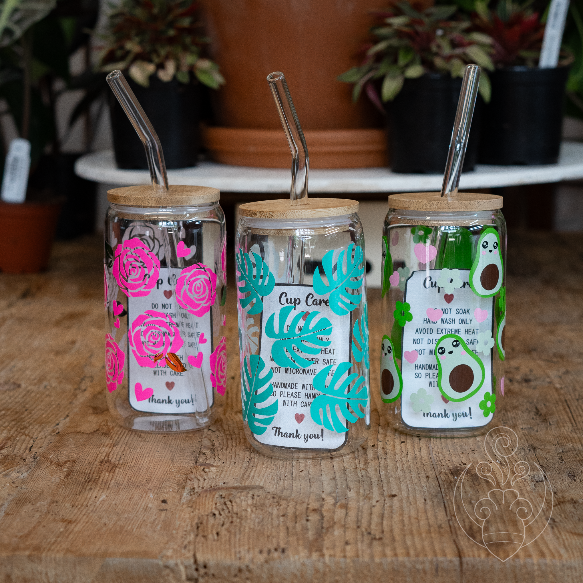 Decal Glass Cups